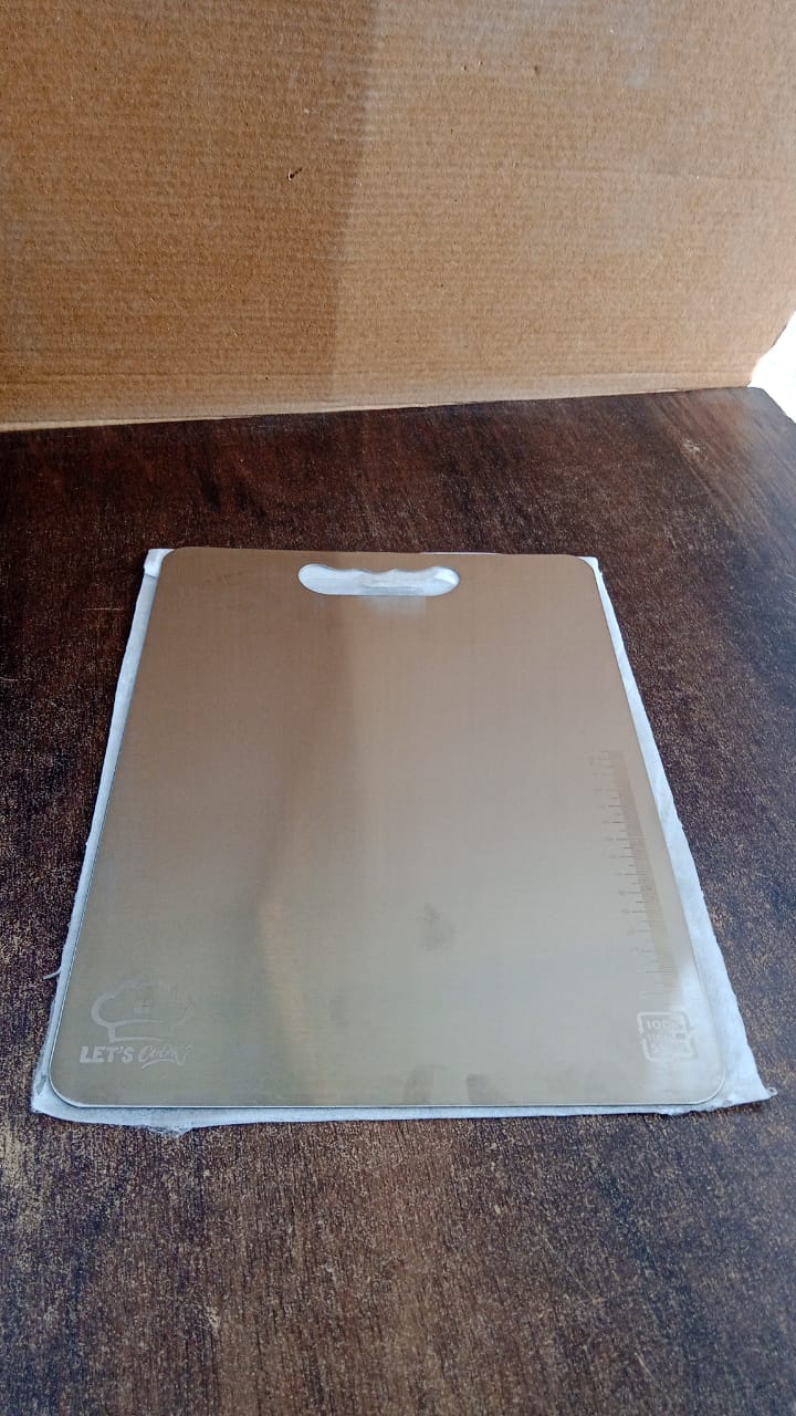 Premium Stainless Steel Cutting Board 229mm x 330mm (1 Pc)