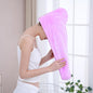 Quick Turban Hair-Drying Absorbent Microfiber Towel / Dry Shower Caps, Hair accessories (1 Pc / Mix Design)