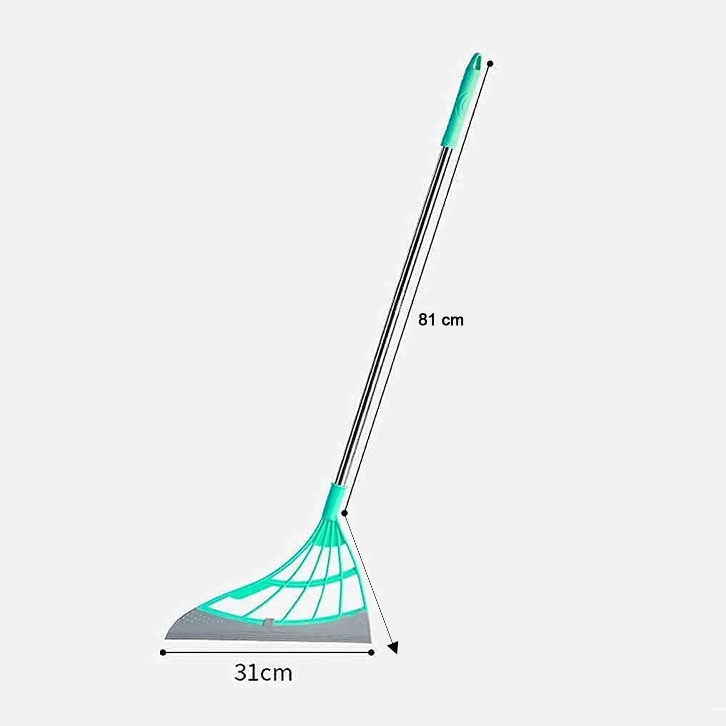 Durable Eco-Friendly Broom with Scraper