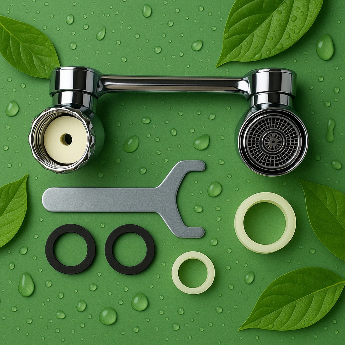 Water-Saving Faucet Filter with 1080 Rotation