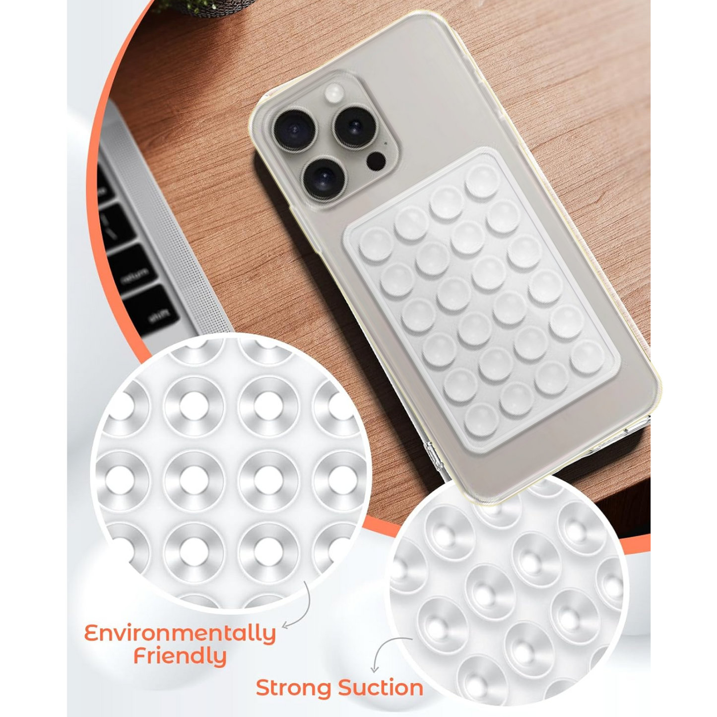 Suction Phone Case / Holder Mount (1 Pc / Mix Color)