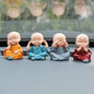 4-Piece Baby Buddha Statue Set
