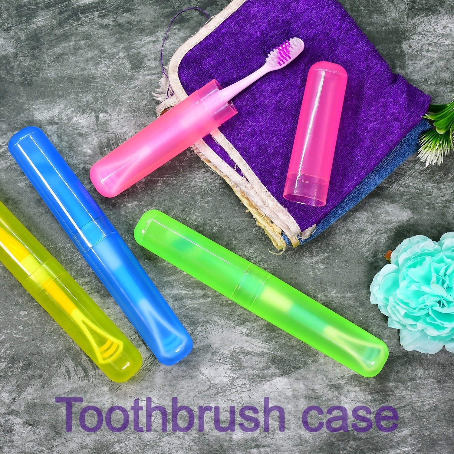 4 Toothbrush Cover Set