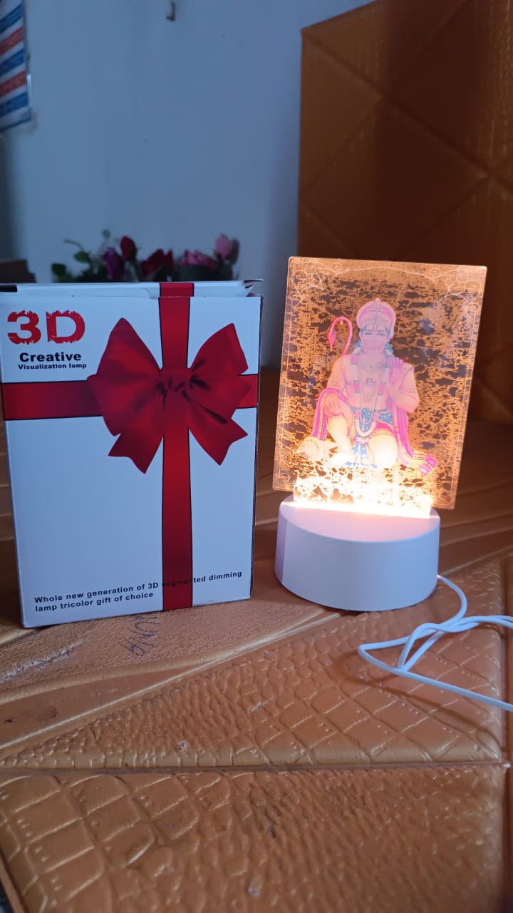  3D Lord Hanuman Frame 